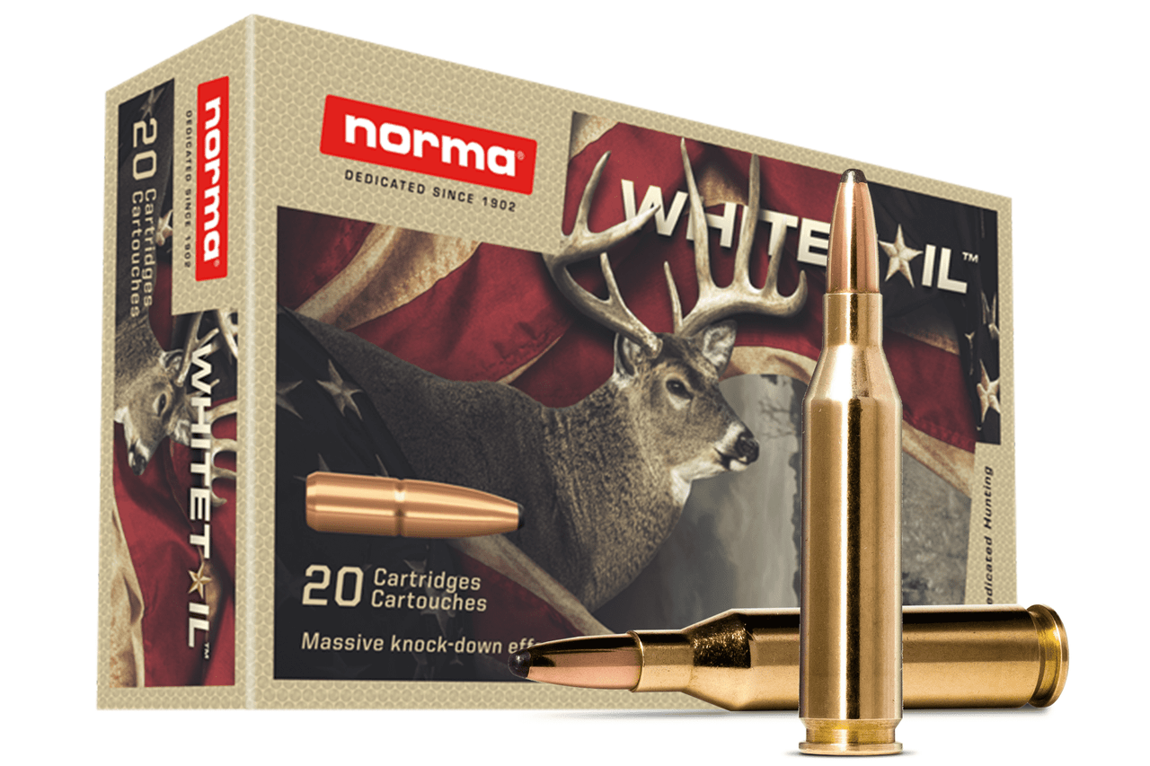 Norma Whitetail 243 Winchester Ammo 100 Grain Jacketed Soft Point Box of 20