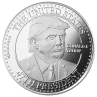 Trump 47th President 1 oz silver .999 Round