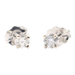 Round Brilliant Cut 1/5 cttw Diamond 14KT White Gold Solitaire Stud Earrings