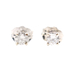 Round Brilliant Cut 1/5 cttw Diamond 14KT White Gold Solitaire Stud Earrings