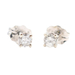 1/5 cttw Round Brilliant Cut Diamond 14KT White Gold Solitaire Stud Earrings