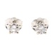 1/5 cttw Round Brilliant Cut Diamond 14KT White Gold Solitaire Stud Earrings