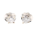 Round Brilliant Cut 1/5 cttw Diamond 14KT White Gold Solitaire Stud Earrings