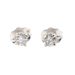 1/5 cttw Round Brilliant Cut Diamond 14KT White Gold Solitaire Stud Earrings
