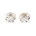 1/5 cttw Round Brilliant Cut Diamond 14KT White Gold Solitaire Stud Earrings