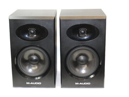 M-audio bx8 graphite Studio Monitors with Stands