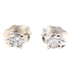 1/8 cttw Round Brilliant Cut Diamond 14KT White Gold Solitaire Stud Earrings 