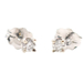 Round Brilliant Cut 1/8 cttw Diamond 14KT White Gold Solitaire Stud Earrings