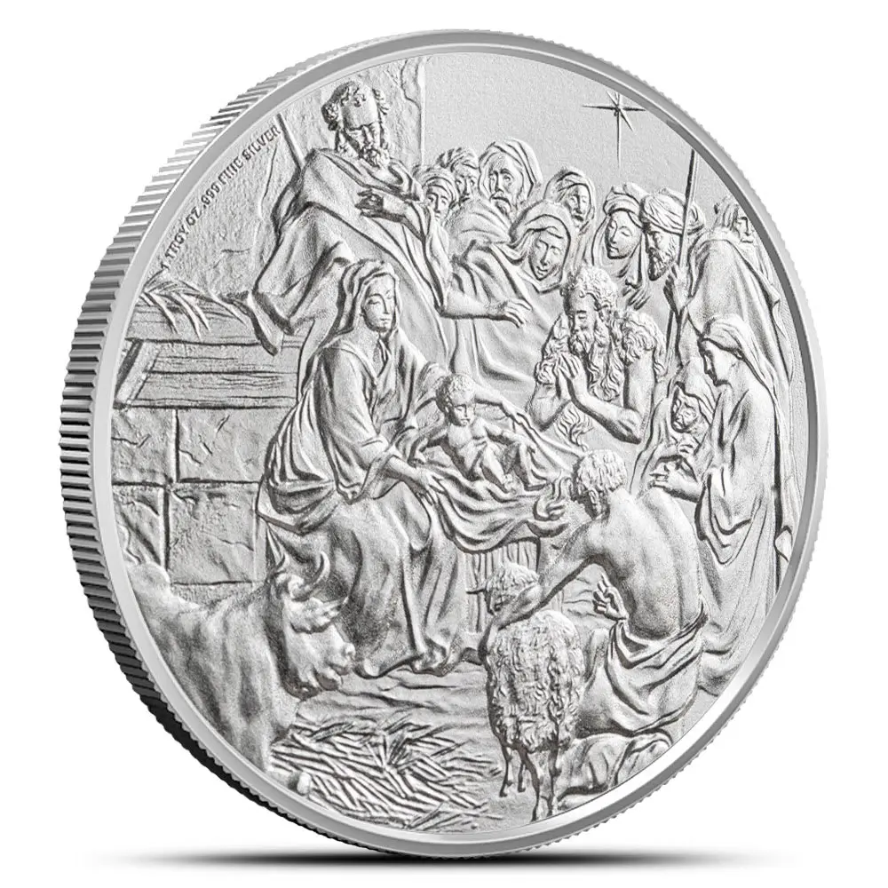 Blessed Christmas 2025 1 OZ Silver Round