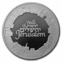 Jerusalem Silver Bullion Walls of Jerusalem 1oz Silver