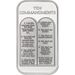 The 10 Commandments 1 OZ Silver Bar