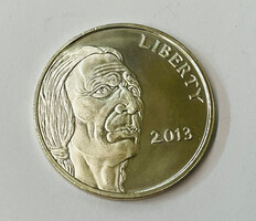 2013 Liberty Indian 1 OZ Silver Round
