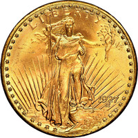 1927 $20 American Eagle 1 OZ Gold Coin