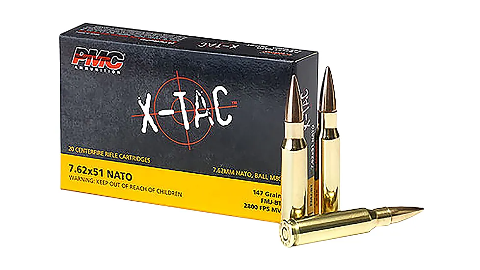 PMC Ammunition 762X X-Tac 7.62x51mm NATO 147 grain Full Metal Jacket