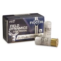 FIOCCHI FIELD DYNAMICS (LOW RECOIL) 12GA 2.75IN 1150FPS 9 PELLETS 00BK 10 RND BO