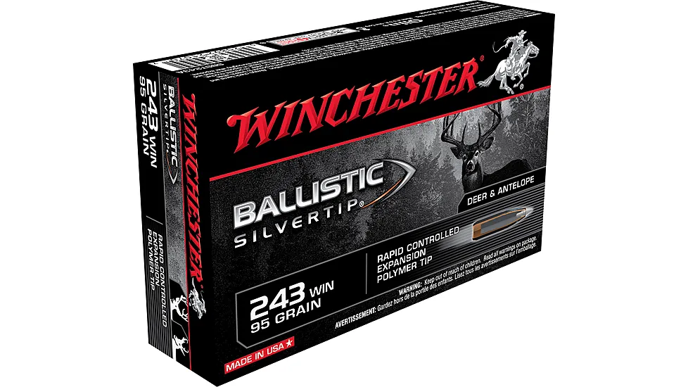Winchester Ballistic Silvertip .243 Winchester 95 grain