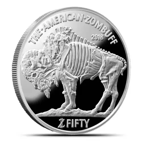2018 The American Zombuff 1 OZ Silver Round