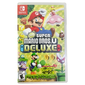 Super Mario Bros. U Deluxe Game Cartridge For Nintendo Switch With Case