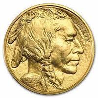 2022 Indian Head Buffalo 1 OZ Gold Round
