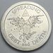 2013 Silver Shield Spreading Debt and Death 1 OZ Silver Round