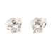1/4 cttw Round Brilliant Cut Diamond 14KT White Gold Solitaire Stud Earrings