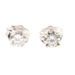 1/3 cttw Round Brilliant Cut Diamond 14KT White Gold Solitaire Stud Earrings