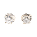 1/3 cttw Round Brilliant Diamond Solitaire Stud Earrings in 14KT White Gold