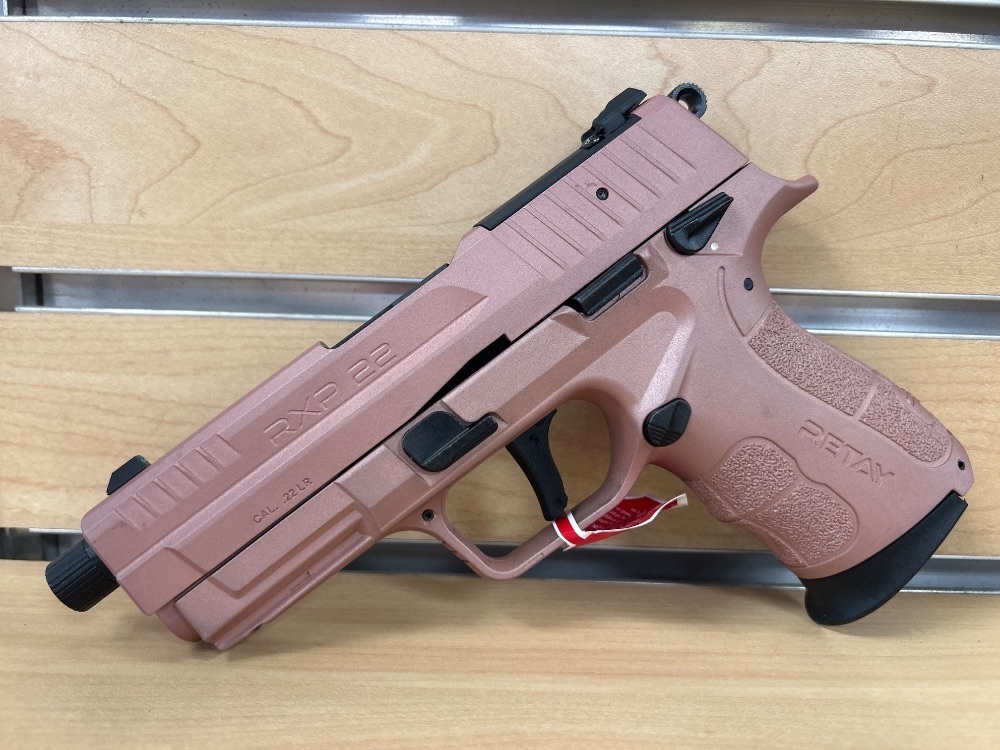 Retay Rpx22 New!! Retay RPX22-BLK 22LR Semi Automatic Pistol- Pink | USA Pawn