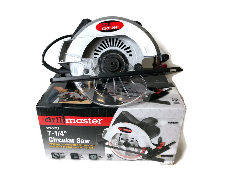 Drill Master 63005 Drill Master 7-1/4 in. 10 Amp Circular Saw Calibrated Bevel 1 | USA Pawn