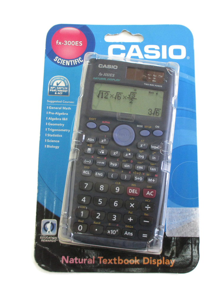Casio Fx300es Scientific Calculator TwoWay Power USA Pawn